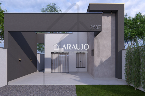 Casa à venda - 59.83m² - Jardim Santiago, Umuarama-PR